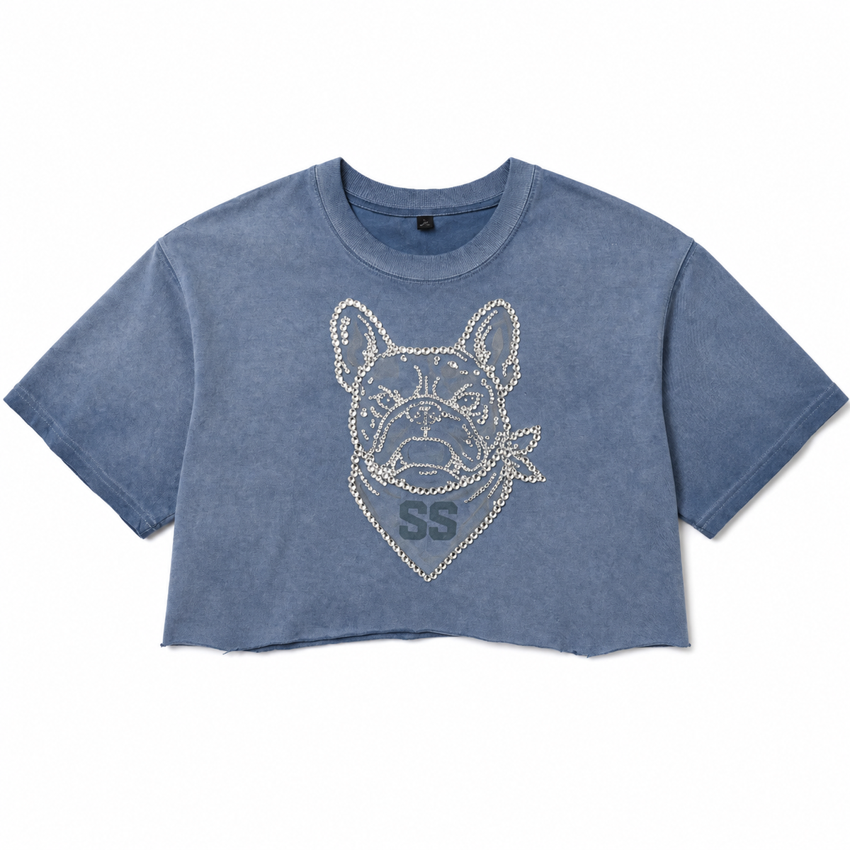 Future Rhinestone Cropped Tee