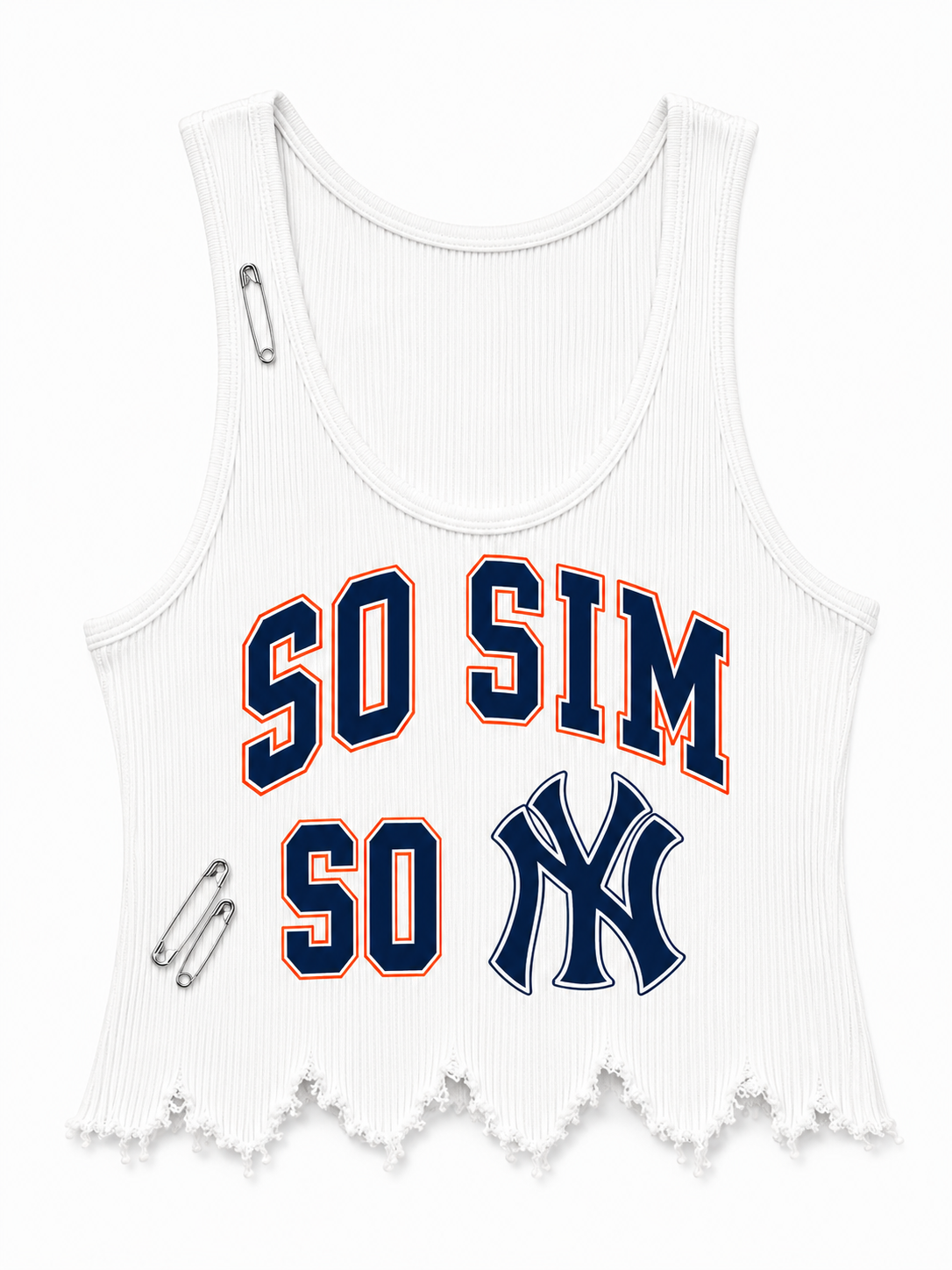 SO SIM/SO NY cropped tank